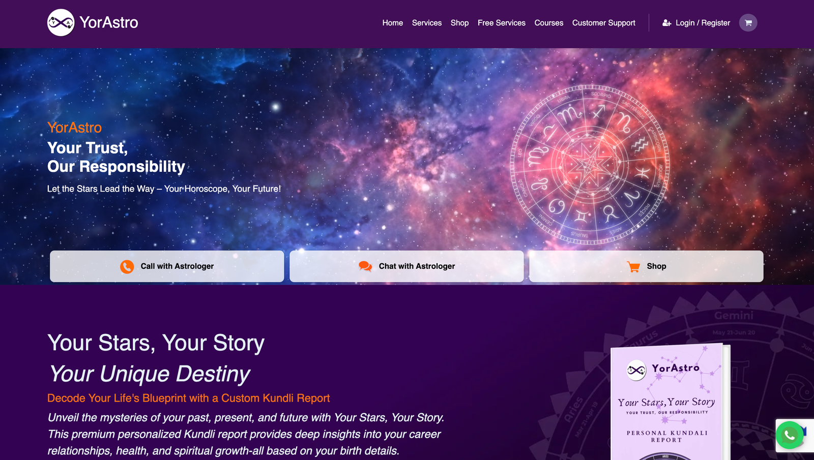 yorastro website